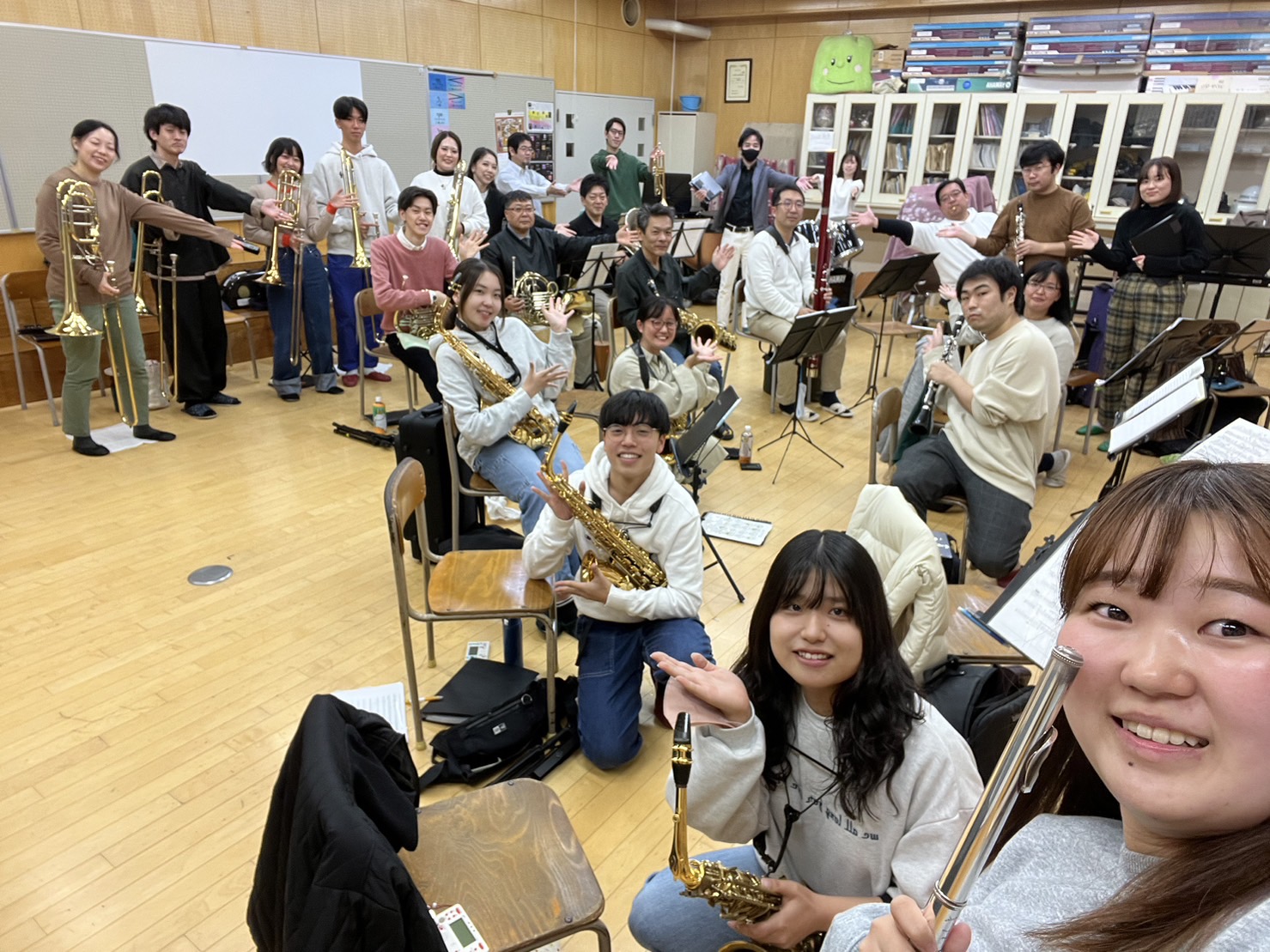 2023年11月11日の練習風景